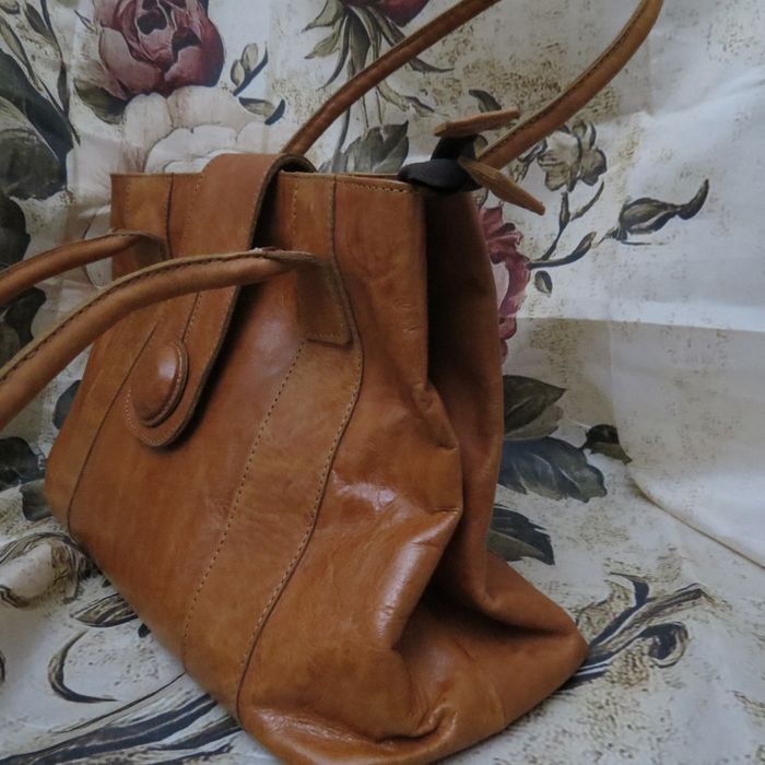 👜 Sac en cuir véritable – Vintage chic & intemporel - photo numéro 7