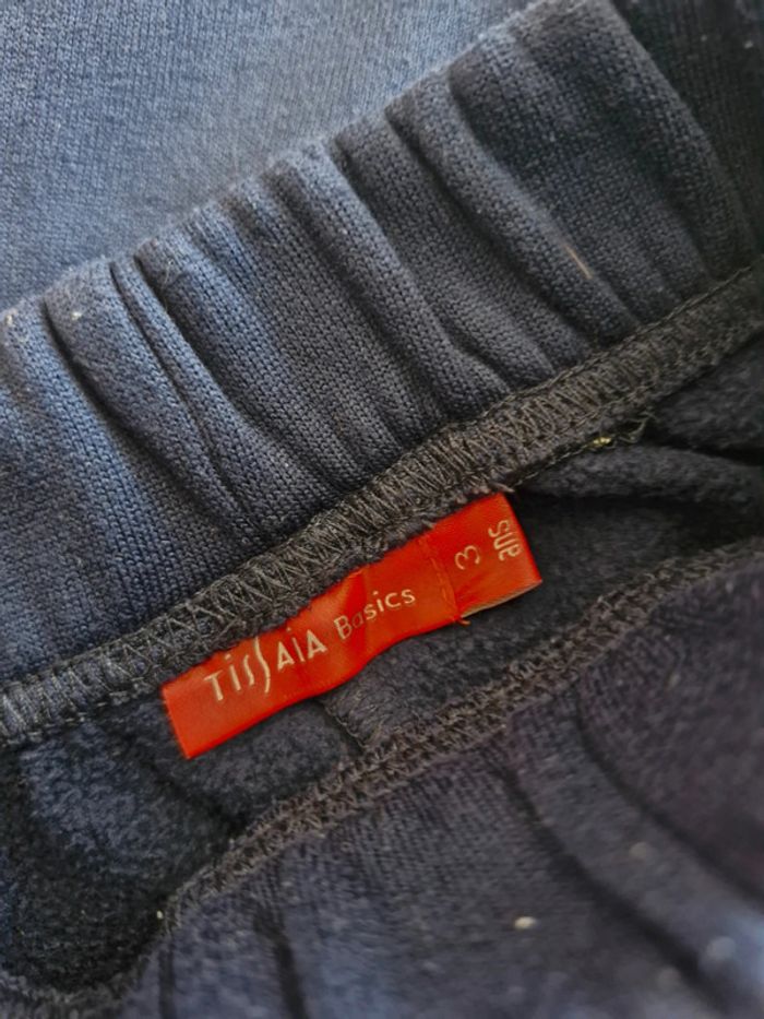 Pantalon enfant garçon 3 ans Tissaia bleu marine polyester - photo numéro 2
