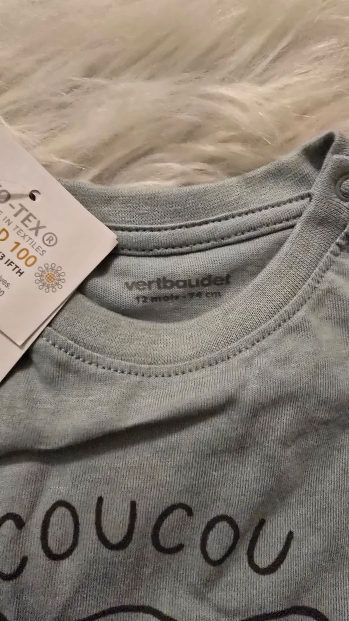 (Neufs non portés) 👌🏷🥰😍 Ensemble teeshirt ml et jeans 12mois Garçon 😍🥰💙 - photo numéro 5