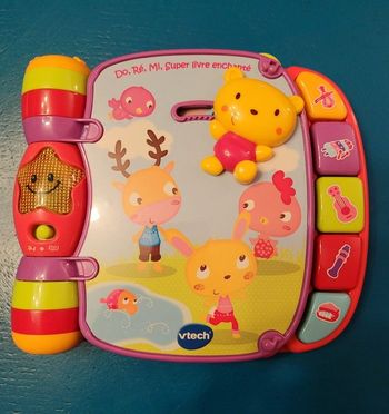 Do, Ré, Mi Super Livre Enchanté Rose Vtech