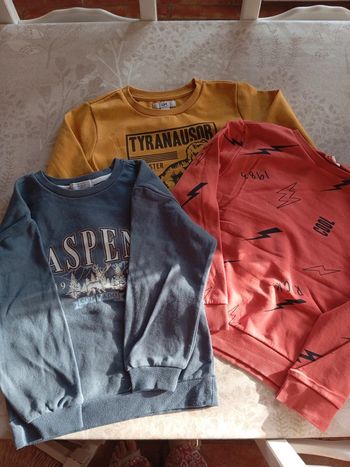 Lot de 3 sweats 8 ans garçon