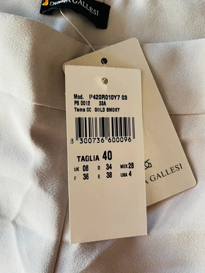 Pantalon droit neuf femme Diana Gallesi - photo numéro 3