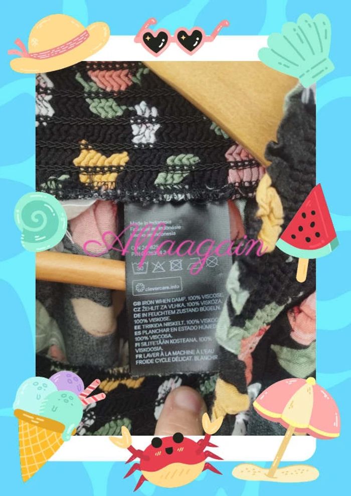 Pantalon fluide noir h&M 8ans - photo numéro 6