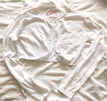 Boléro blanc fille 8 ans - In Extenso