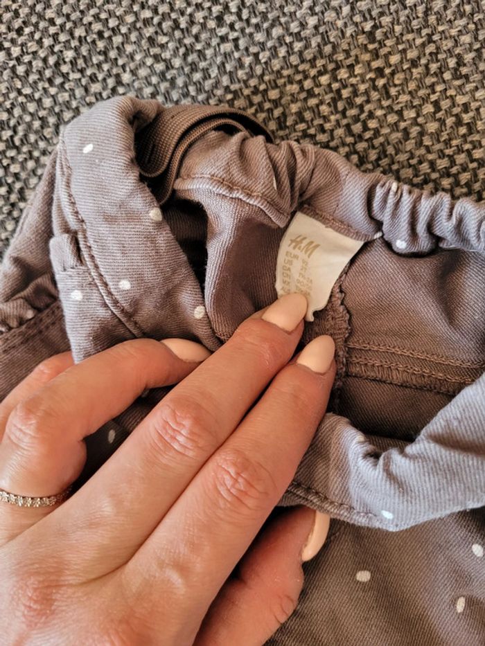 Pantalon en tissu fille H&M 98 cm - photo numéro 3