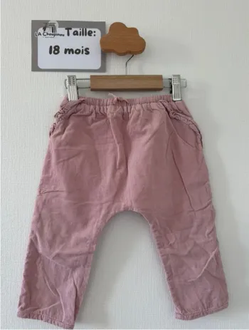 Pantalon rose - taille 18 mois 🌸