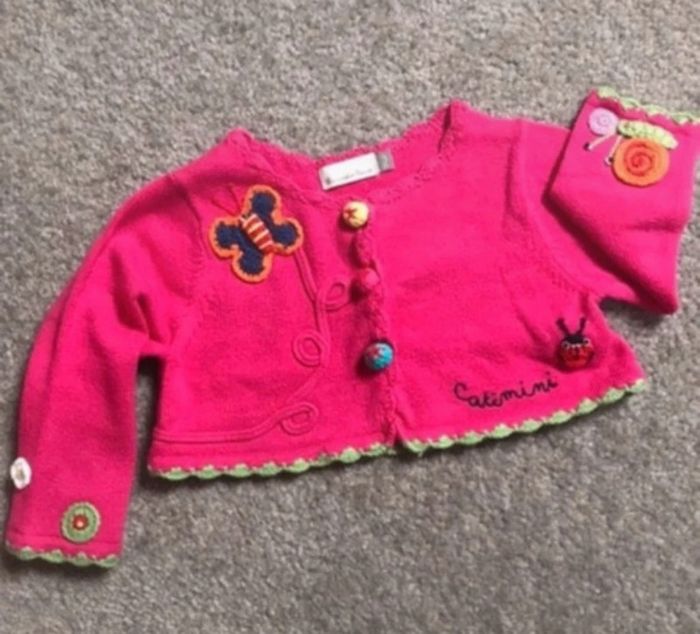 Gilet court Catimini fille 3 mois