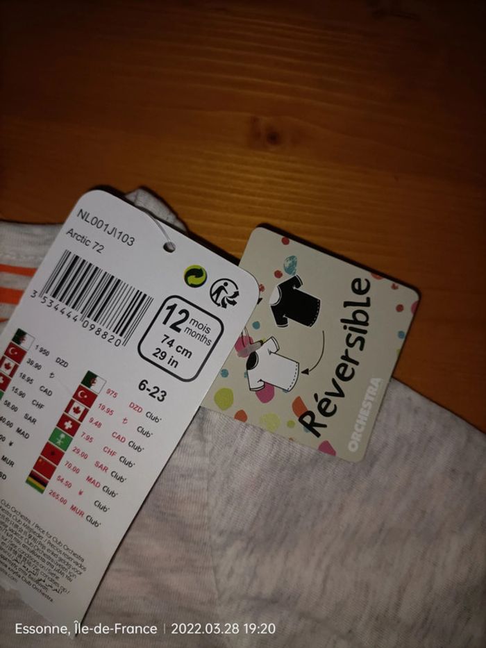 Haut manche longue réversible - photo numéro 2