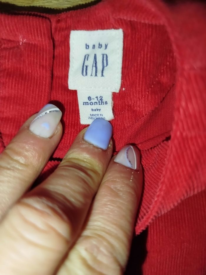 Robe rouge Gap 6/12 mois - photo numéro 4