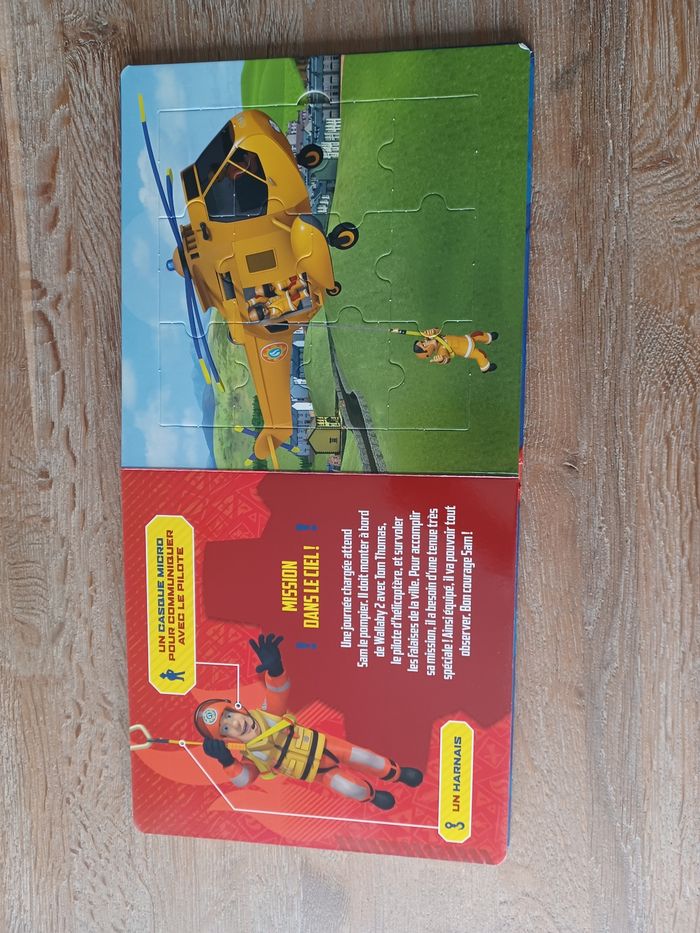 livre puzzle sam le pompier - photo numéro 7