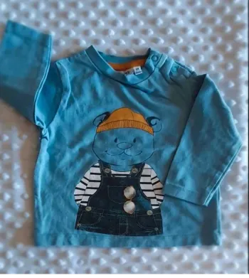T-shirt  manches  longues 6 mois  noukie's