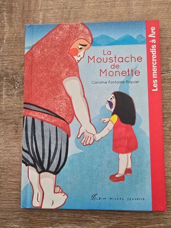 Livre la moustache de Monette