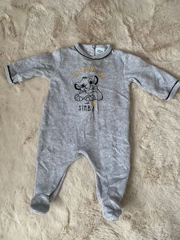 Pyjama gris simba