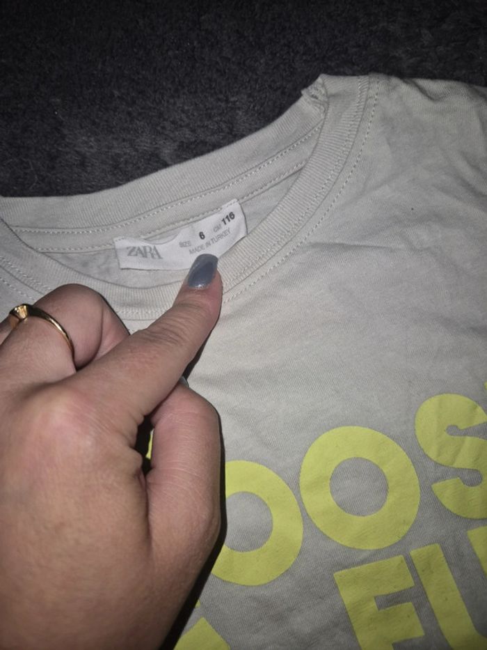 T-shirt garçon zara - photo numéro 2