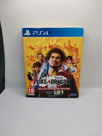 Jeu playstation 4 yakuza like a dragon en steelbook