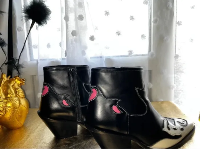 Superbes bottines en cuir, taille 38, Neuf - Paul & Joe - photo numéro 12
