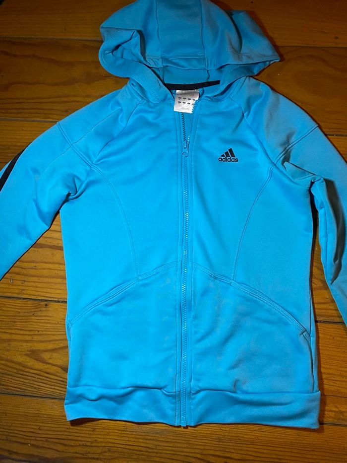 Veste adidas bleu ciel femme taille Xs - photo numéro 6