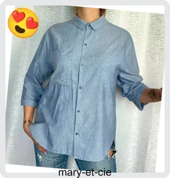Blouse , chemisier manches 3/4 taille L - Zara - 100 % coton
