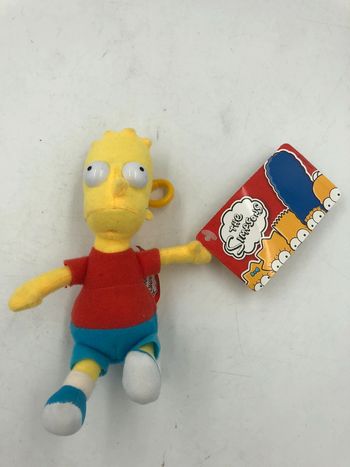 Peluche porte clé Bart Simpson Gipsy 15 cm neuf