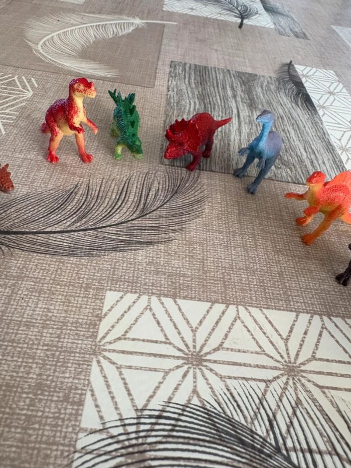 Lot de 13 petits dinosaures, jouet enfant - photo numéro 10