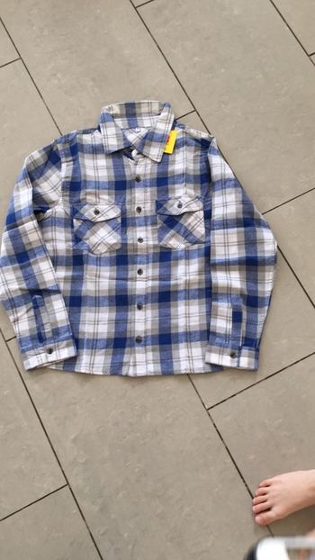 Chemise carreaux neuve 12 ans