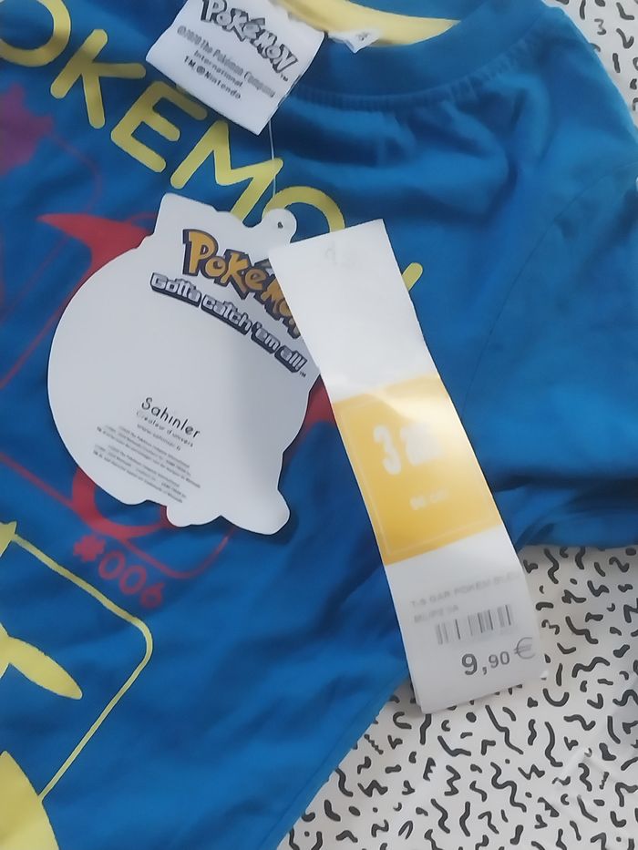 Tee-shirt manches longues pokemon neuf 3 ans - photo numéro 4