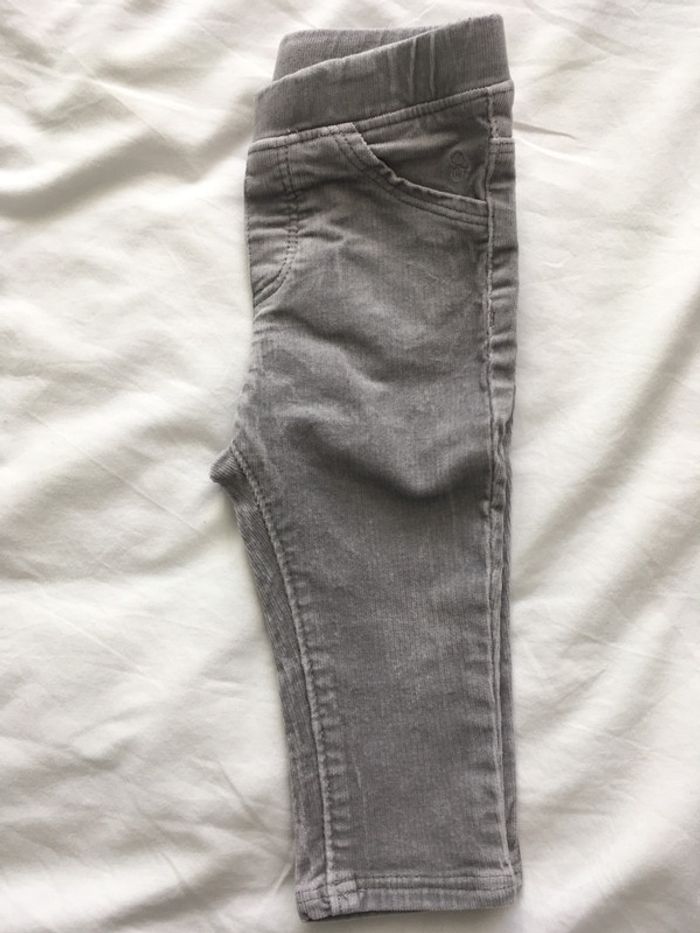 Pantalon en velours côtelé - 12 mois - photo numéro 3