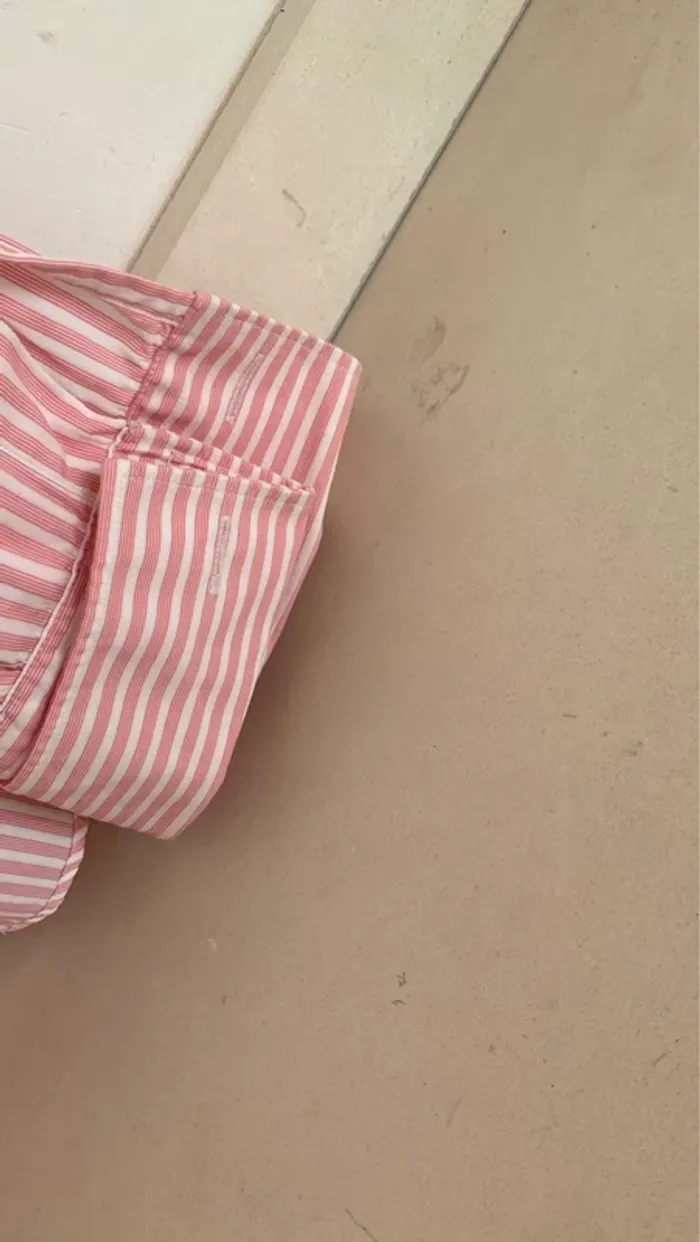 Chemise Massimo Dutti rayée pour manchette - photo numéro 3