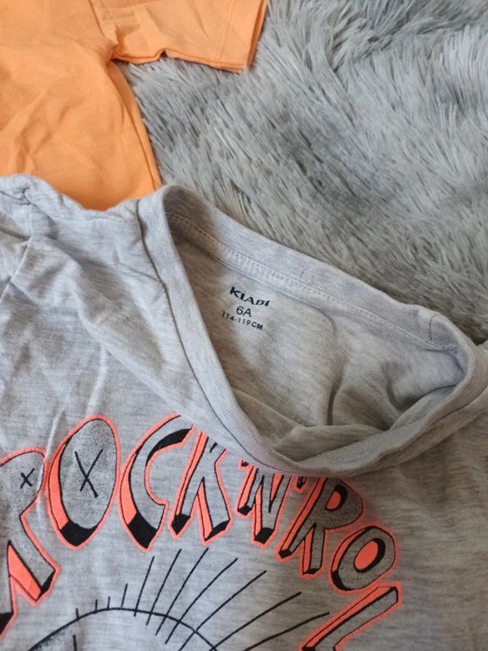 Lot tee-shirts kiabi taille 6 ans - photo numéro 4