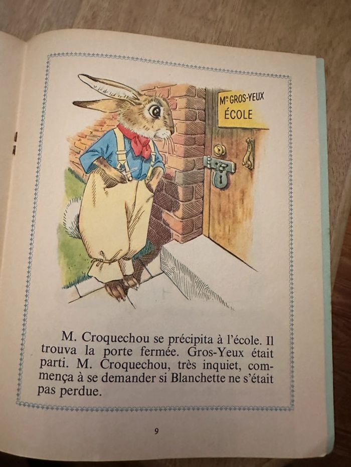 Livre ancien La mésaventure de Blanchette Hachette petite fleur album - photo numéro 6