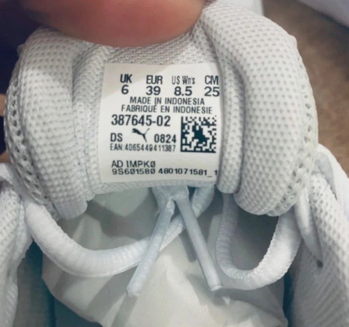 Baskets femme blanc argenté pas de envois avec vinted go 🍭🍭 - photo numéro 4