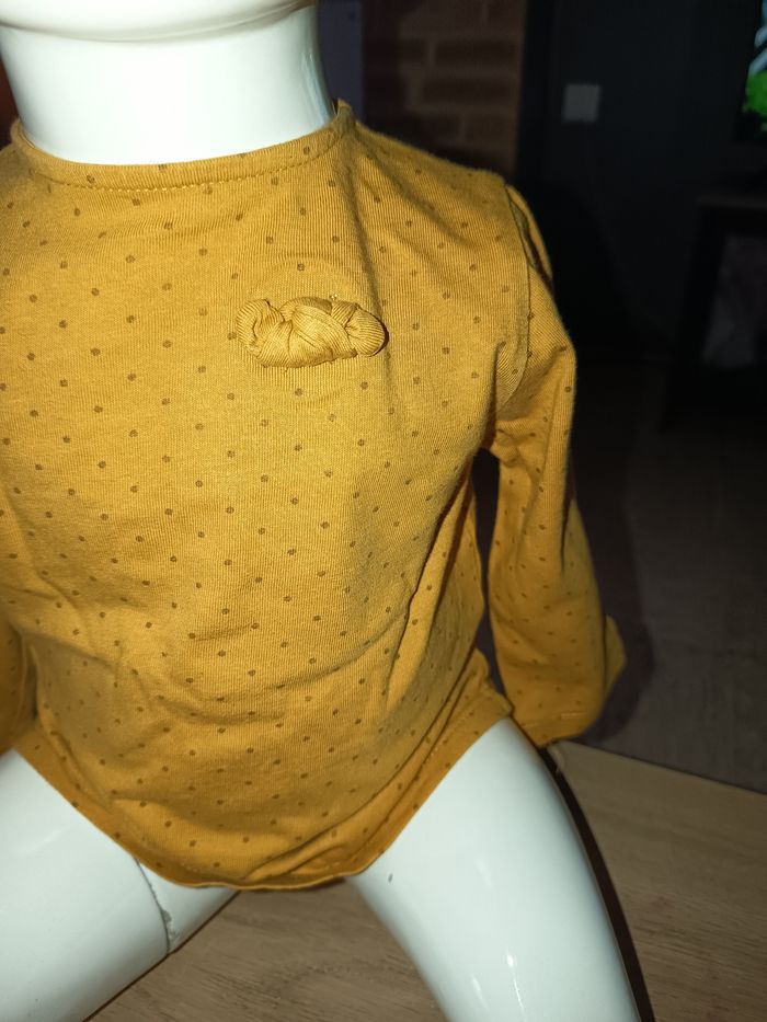 Haut manches longues moutarde - photo numéro 3