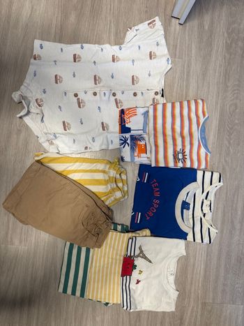 Lot vêtements printemps/été 18 mois
