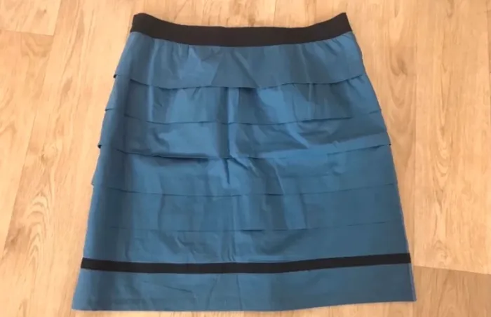 Armani Jean, jupe bleue, femme, taille 42 - photo numéro 5