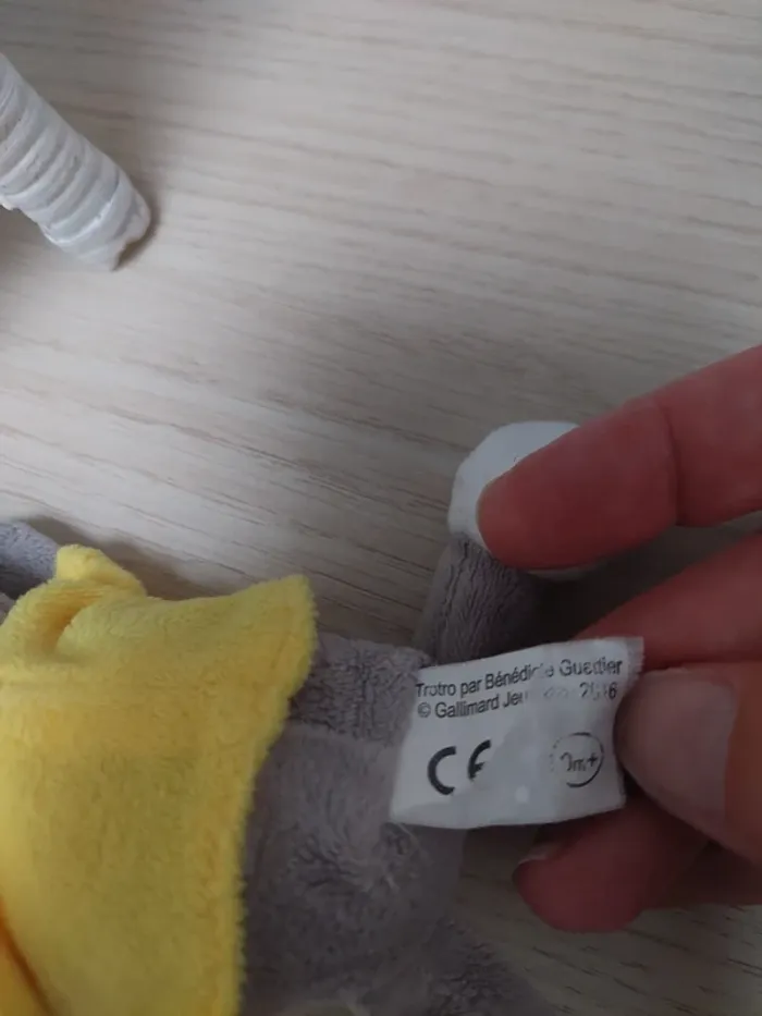Gallimard jeunesse - petite peluche ane trotro - photo numéro 3