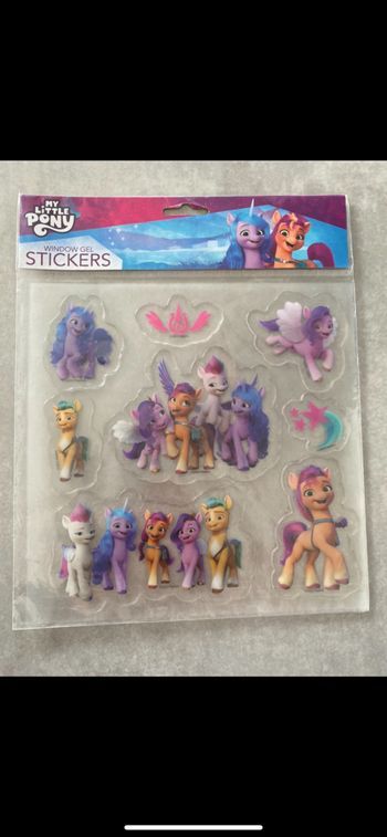 Stickers en gel pour fenêtre My little Pony