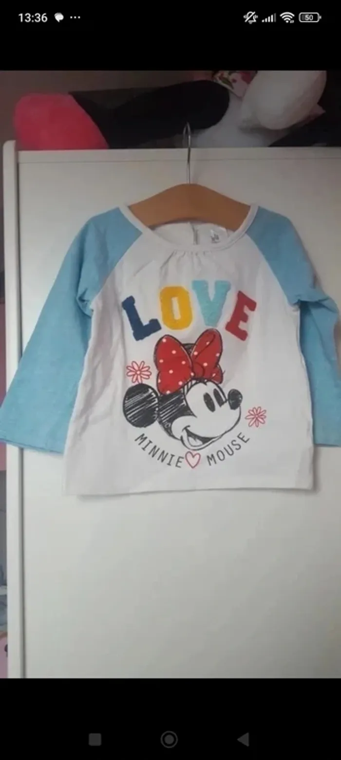 Ensemble Minnie Mouse - 12/18 mois 🎀 - photo numéro 2