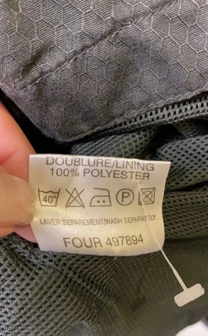 Manteau veste kaki comme neuf Okanagan taille XL entre aisselles 56 cm - photo numéro 8