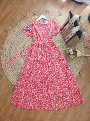 Robe longue imprimé fleuri 