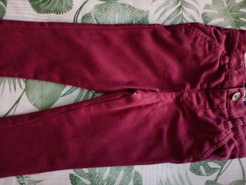 Pantalon bordeaux 