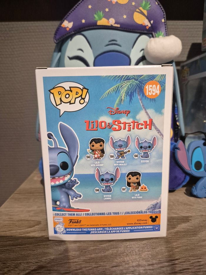 Funko pop Disney stitch on surfboard n°1594 - photo numéro 3