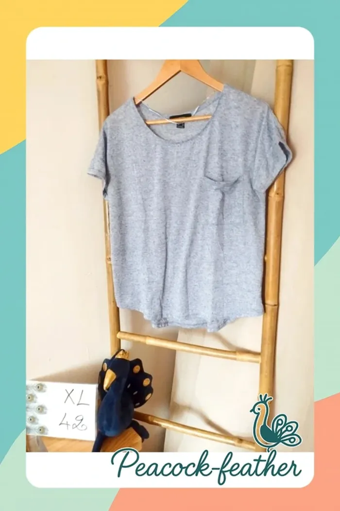 T-shirt bleu atmosphère 42