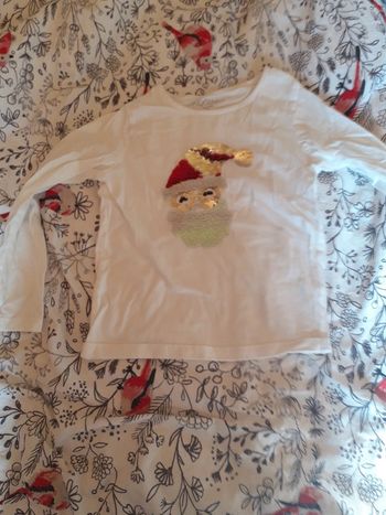 Tee-shirt père Noël 5ans