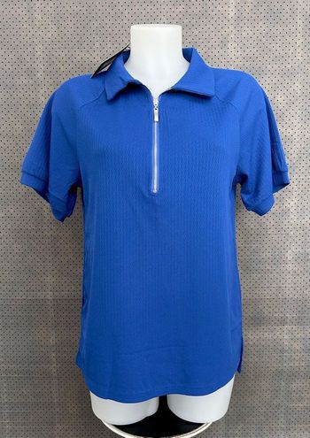 T-shirt a manches courtes couleur bleu L