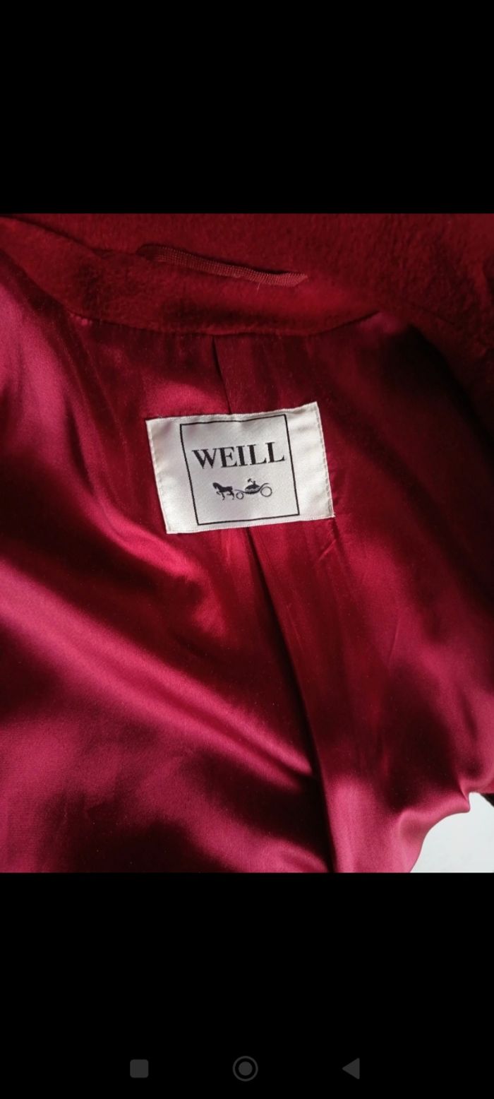 Manteau rouge Weill 
taille 48 - photo numéro 8
