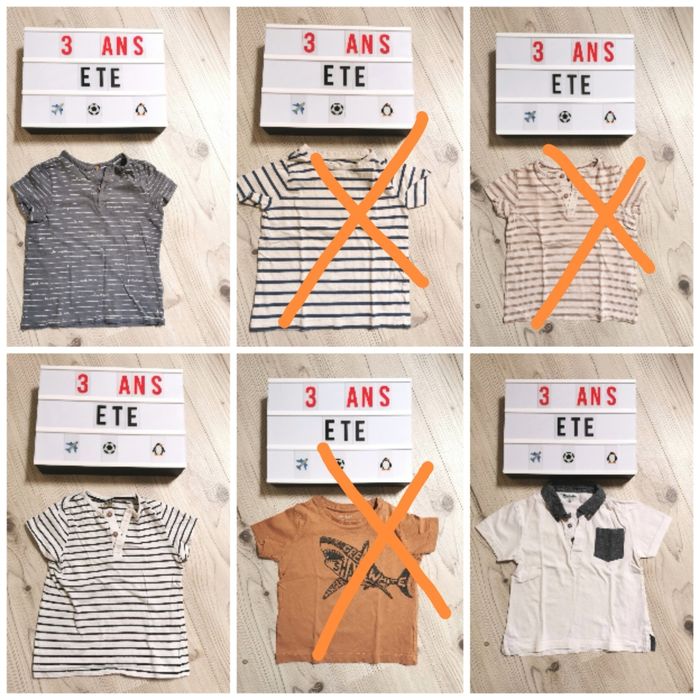 Lot 7 tee-shirt manche courte - photo numéro 6