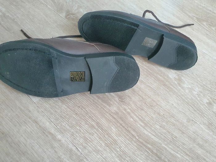 Chaussures de cérémonie taille 34 marrons - photo numéro 7