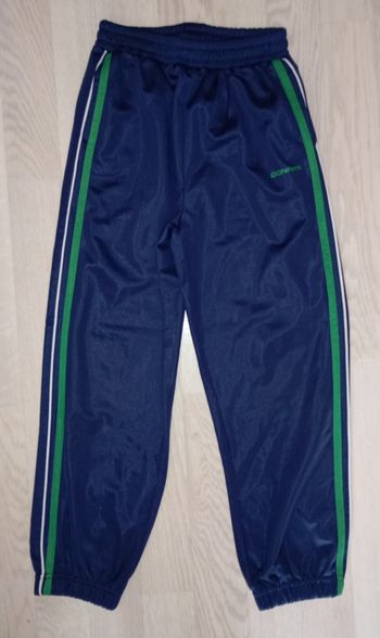 Jogging bleu marine et liseré vert Donnay T. 7-8 ans