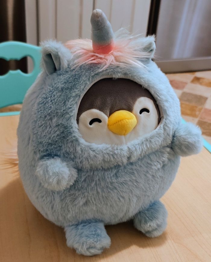 Peluche 🧸 Licorne 🦄🌈 Pingouin 🐧 toute douce 🌸 - photo numéro 2