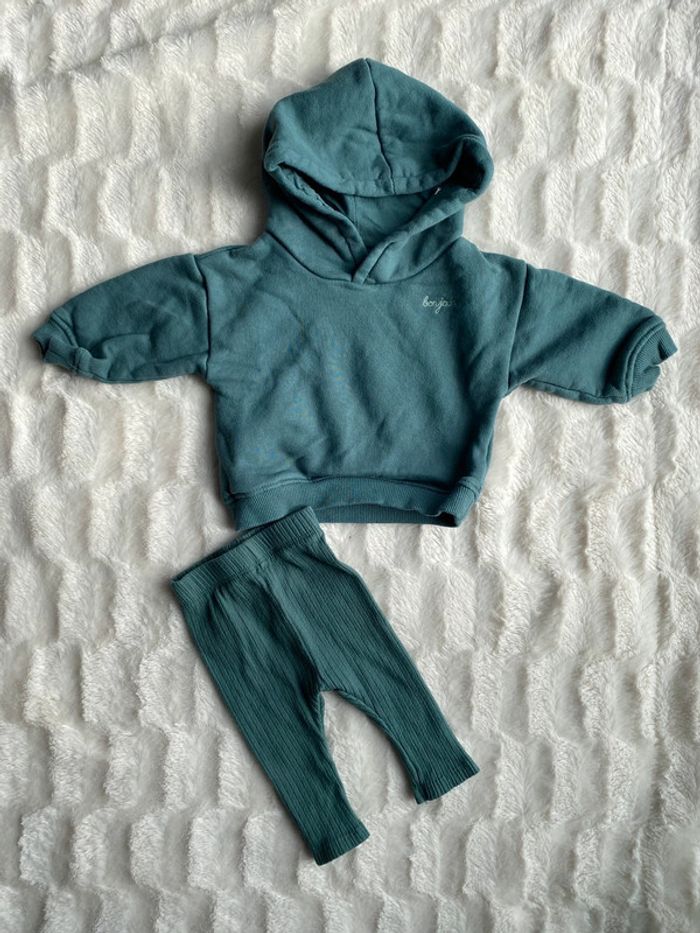 Ensemble vert kiabi